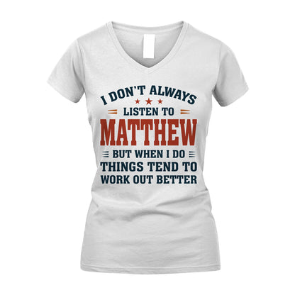 I Don't Always Listen To... MATTHEW M1-2