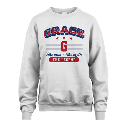 The Man The Myth The Legend With Your Name Shirt GRACE M1-35