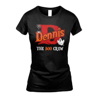 The Boo Crew Halloween Custom Name Shirt DENNIS M1-22