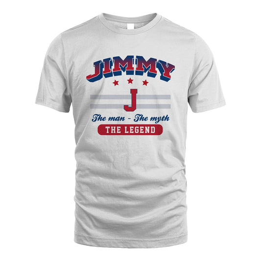The Man The Myth The Legend With Your Name Shirt JIMMY M1-35