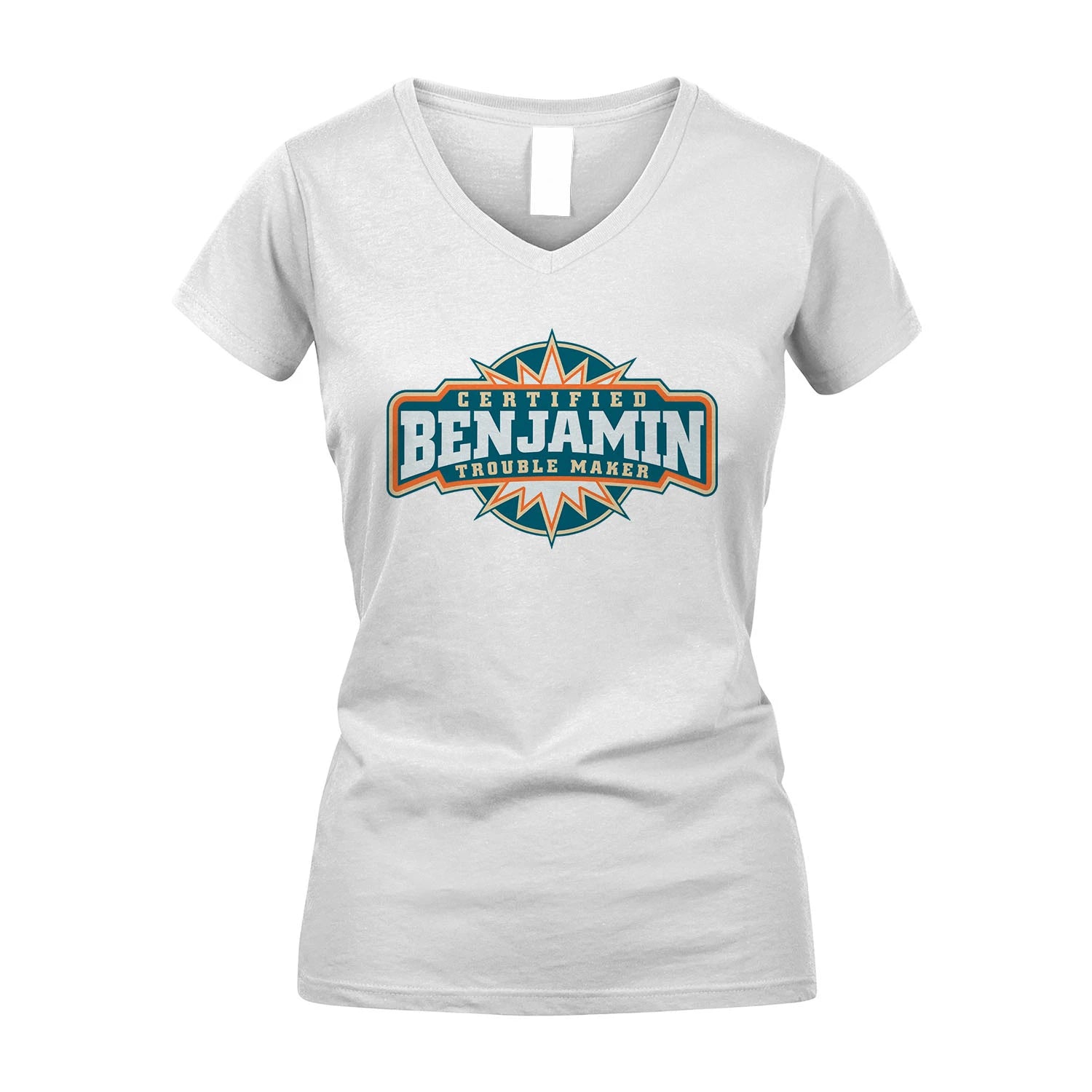 Certified Your Name Trouble Maker Shirt BENJAMIN M1-36