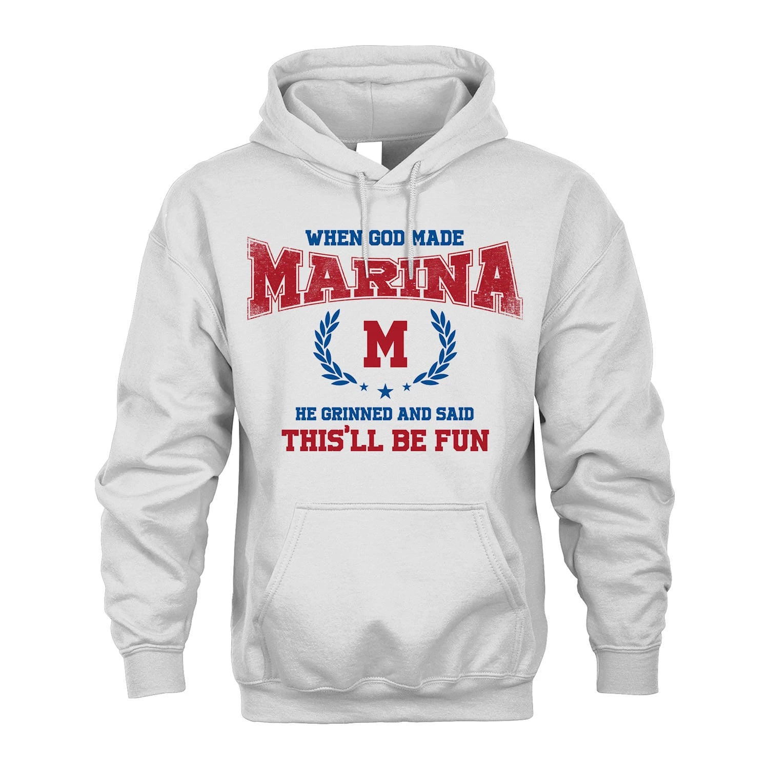 When God Made He Grinned And Said This'll Be Fun Shirt MARINA M1-12