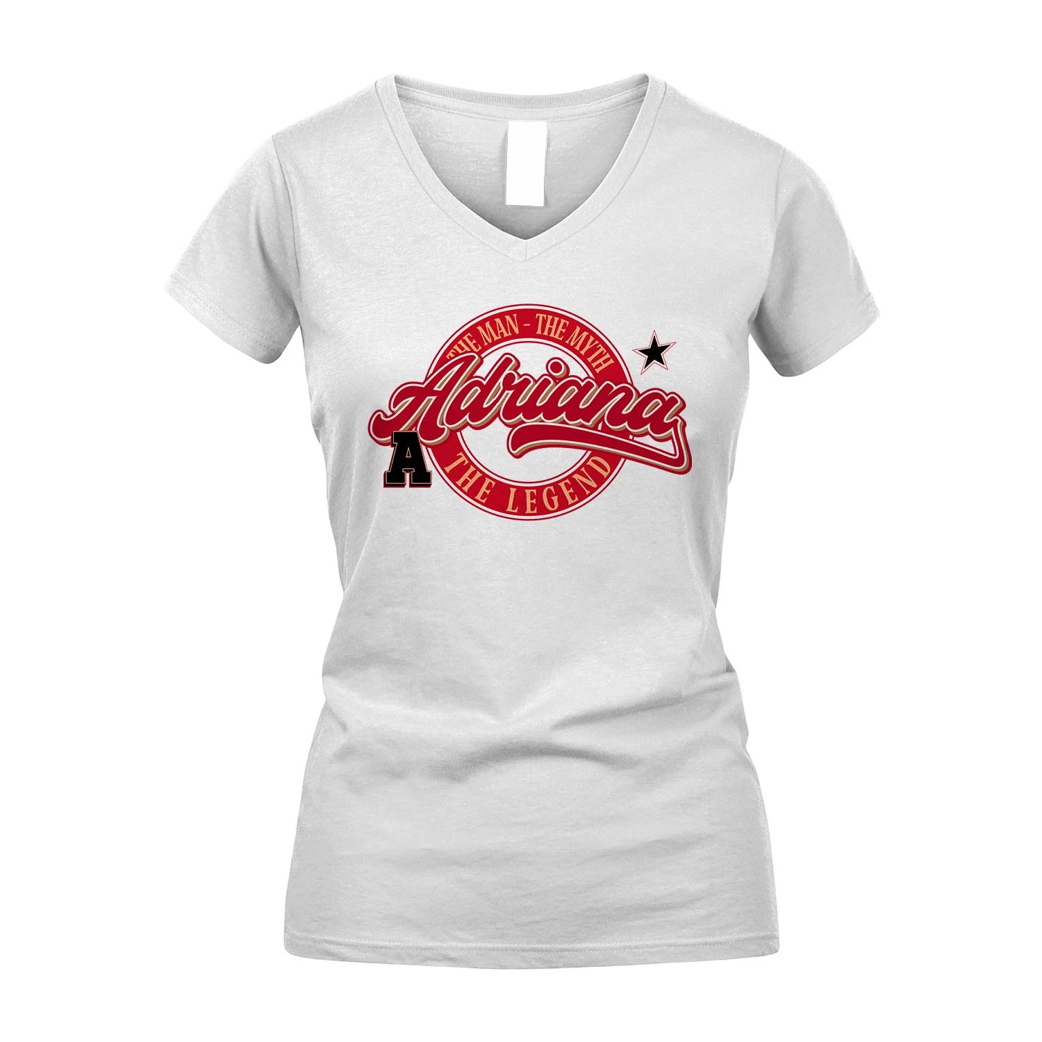 The Man The Myth The Legend Sporty Shirt ADRIANA M1-14