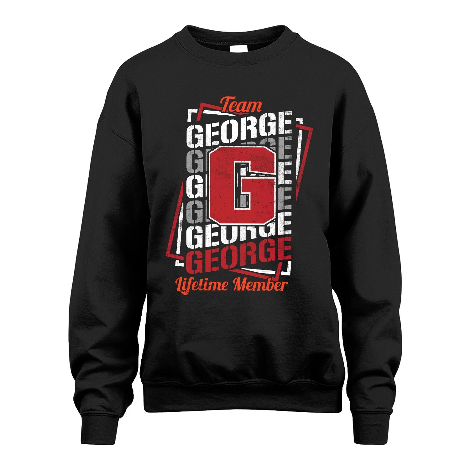 Team Your Name Lifetime Member Sporty Shirt GEORGE M1-25