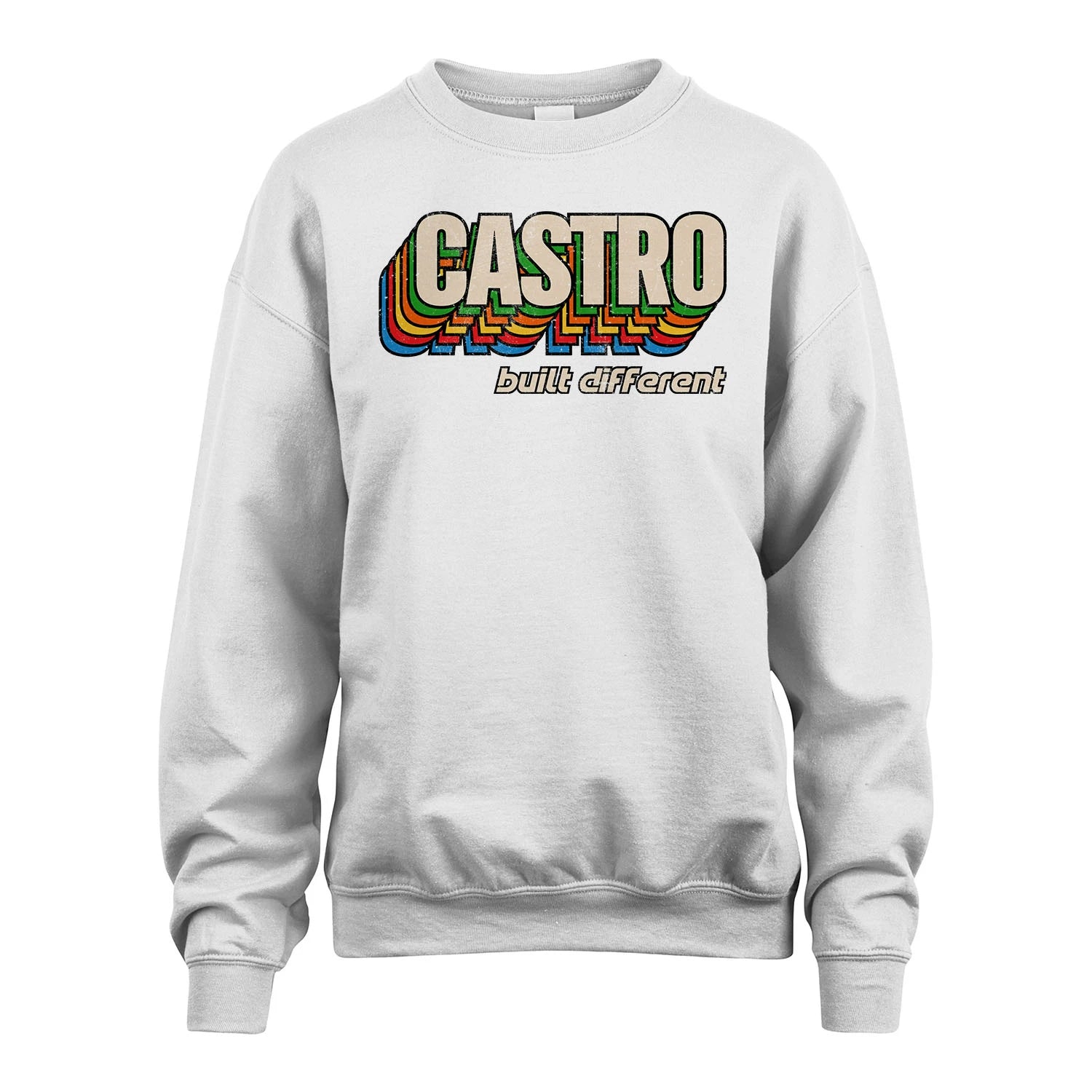 Your Name Built Different Retro Shirt CASTRO M1-26