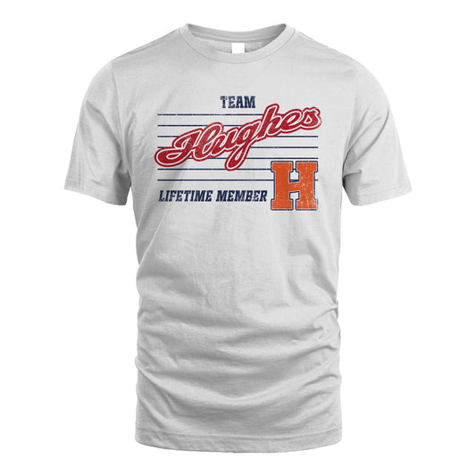 Team Your Name Lifetime Member Vintage Shirt HUGHES M1-24