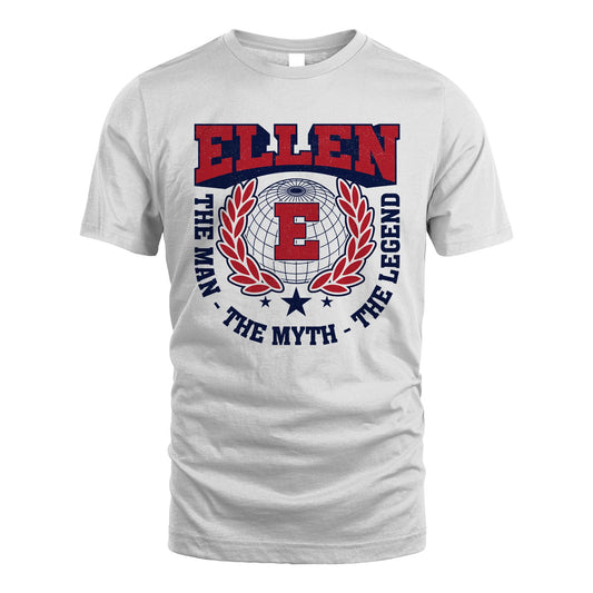 The Man The Myth The Legend Logo Shirt ELLEN M1-30