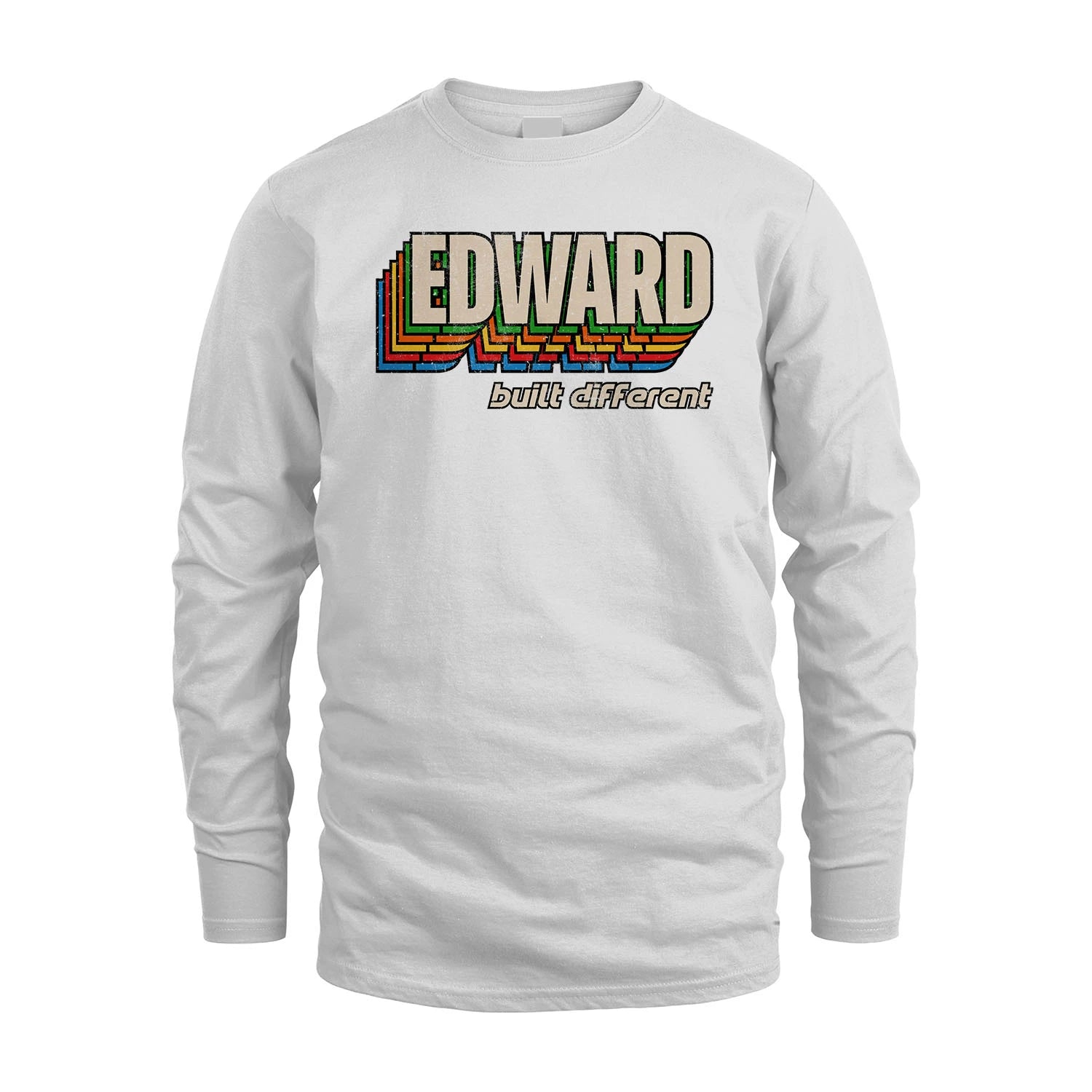 Your Name Built Different Retro Shirt EDWARD M1-26