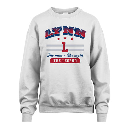 The Man The Myth The Legend With Your Name Shirt LYNN M1-35