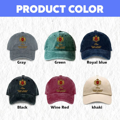 The Man The Myth The Legend Royal Blue Cap TIM 13K1 C49PF
