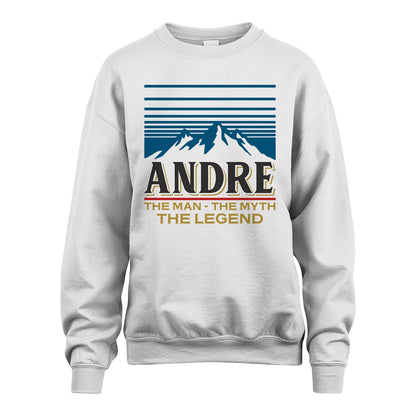 The Man The Myth The Legend Vintage Mountain Shirt ANDRE M1-19