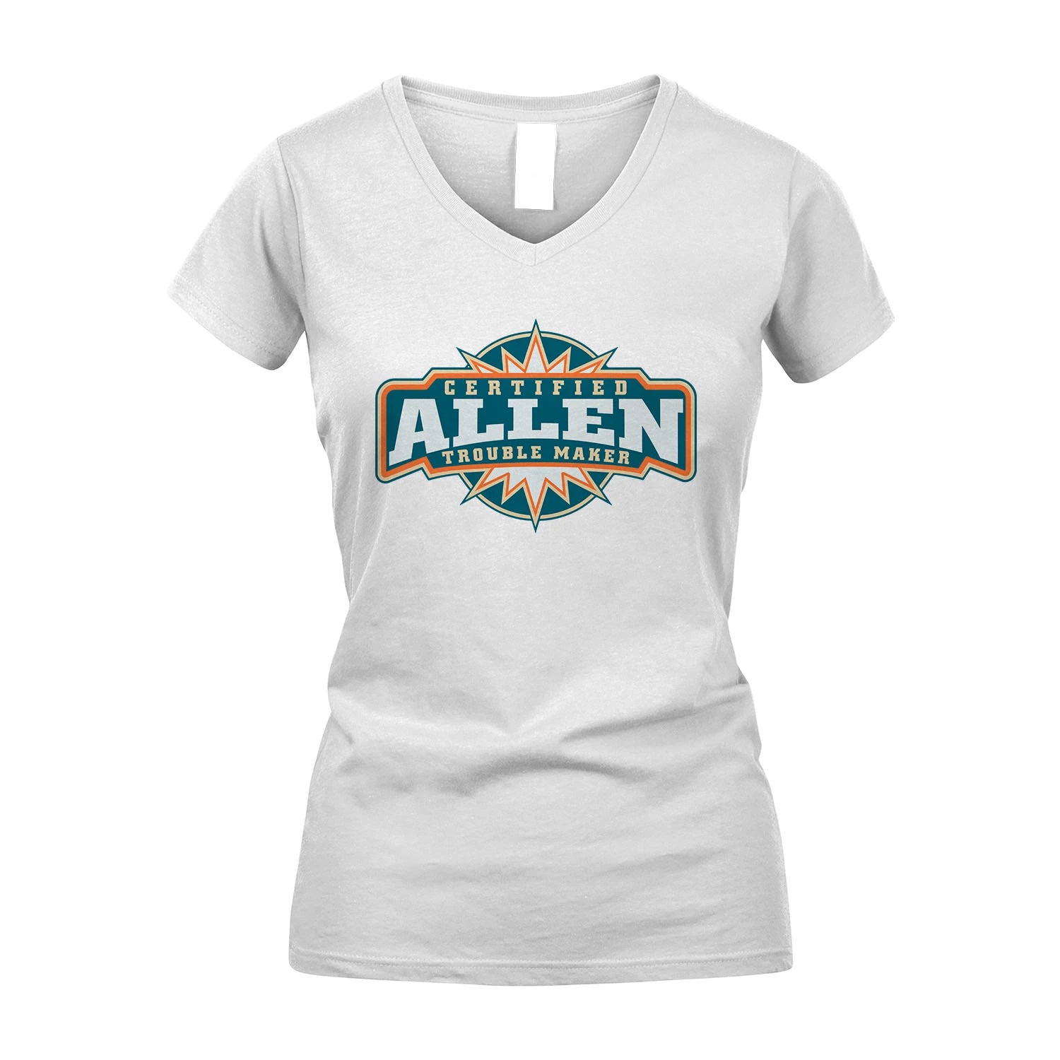 Certified Your Name Trouble Maker Shirt ALLEN M1-36