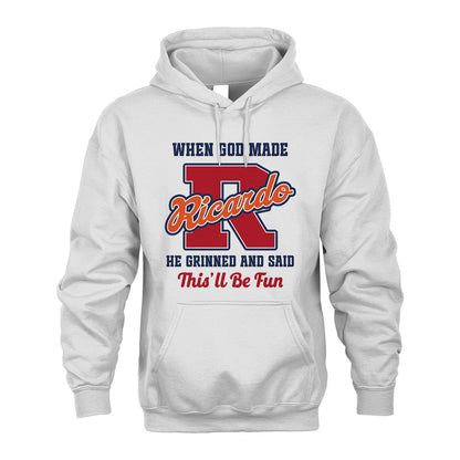 God Made Your Name Custom Shirt RICARDO M1-16