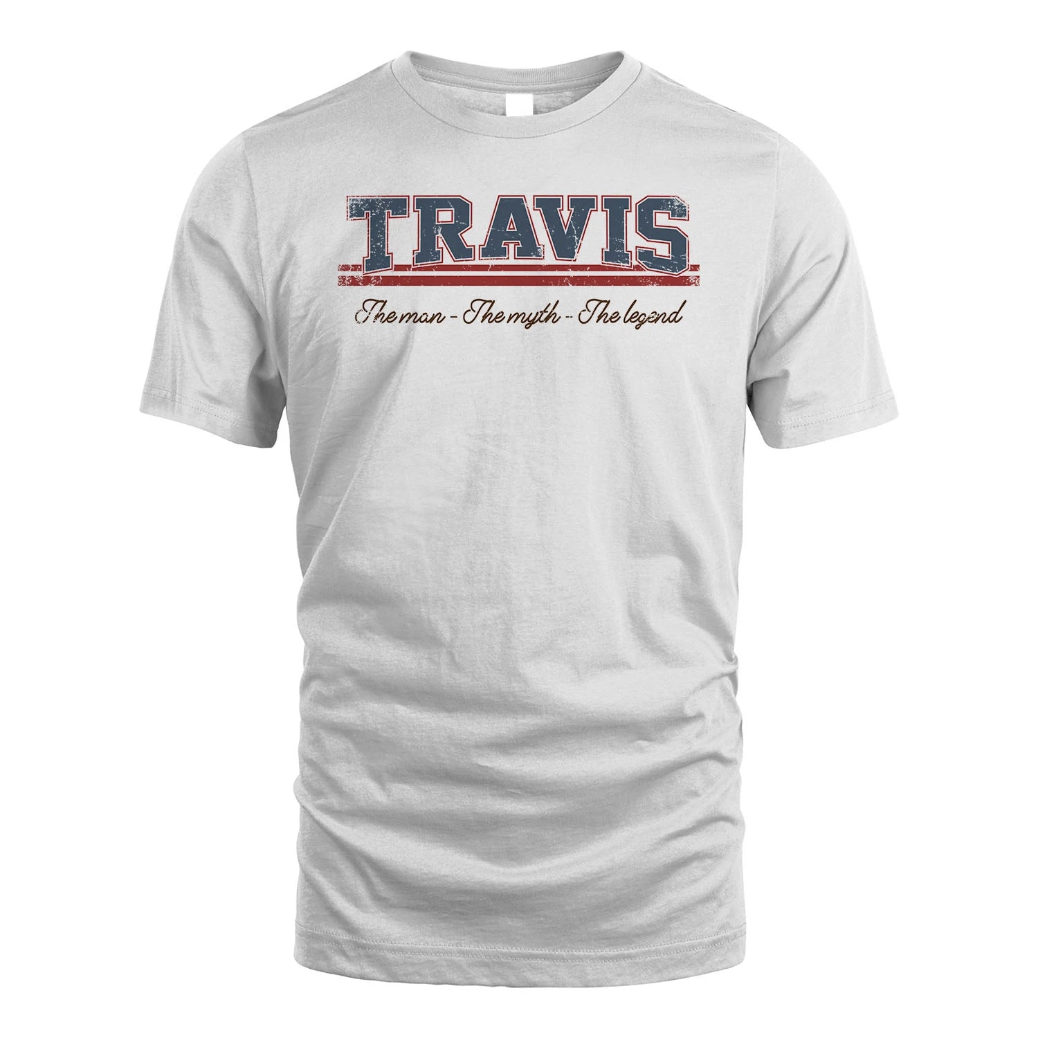 The Man The Myth The Legend Vintage Shirt TRAVIS M1-6