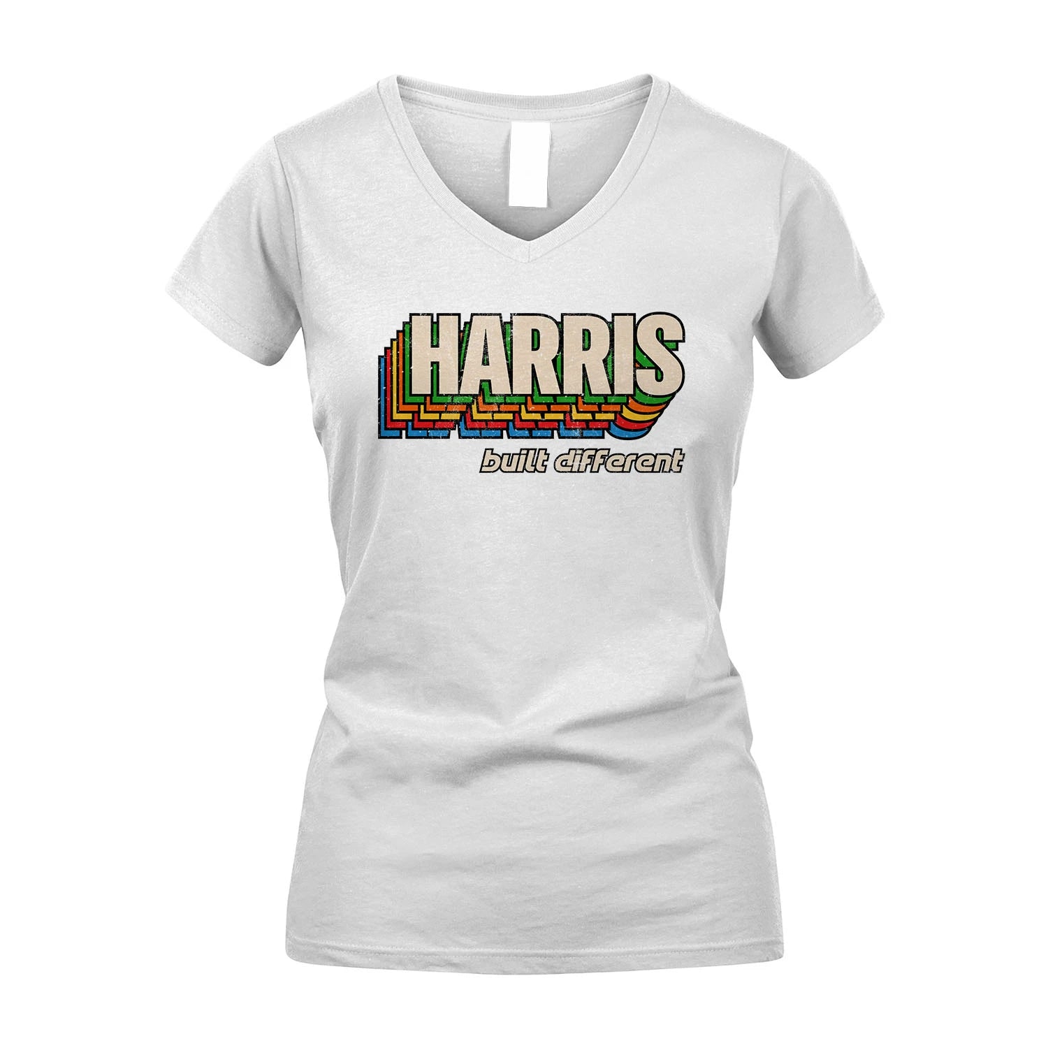 Your Name Built Different Retro Shirt HARRIS M1-26