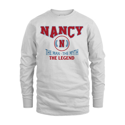 The Man The Myth The Legend Jet Style Shirt NANCY M1-9