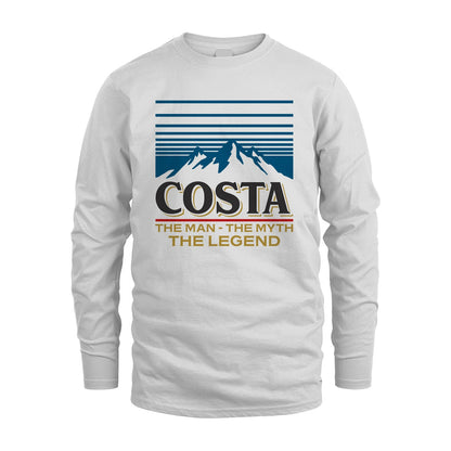 The Man The Myth The Legend Vintage Mountain Shirt COSTA M1-19
