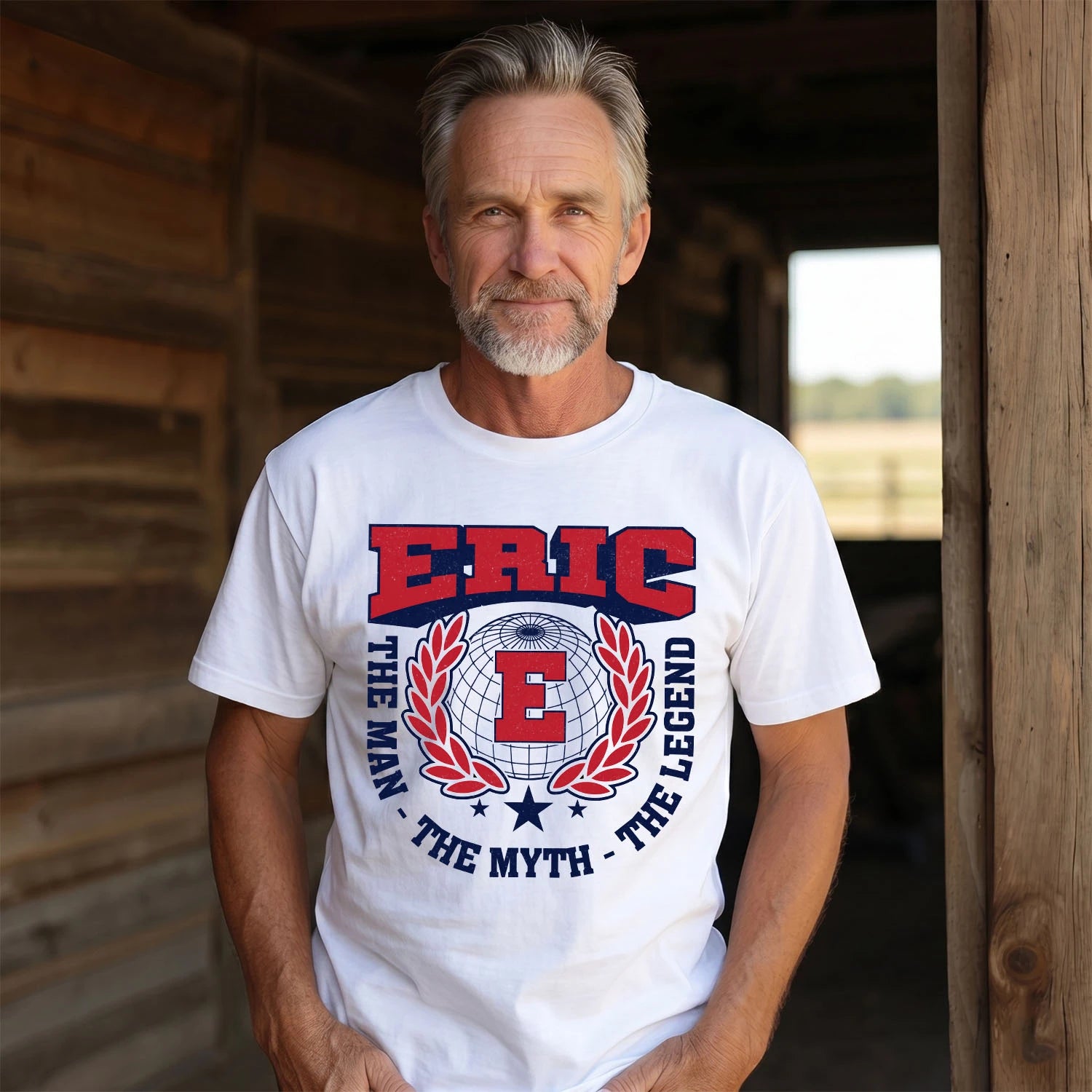 The Man The Myth The Legend Logo Shirt ERIC M1-30