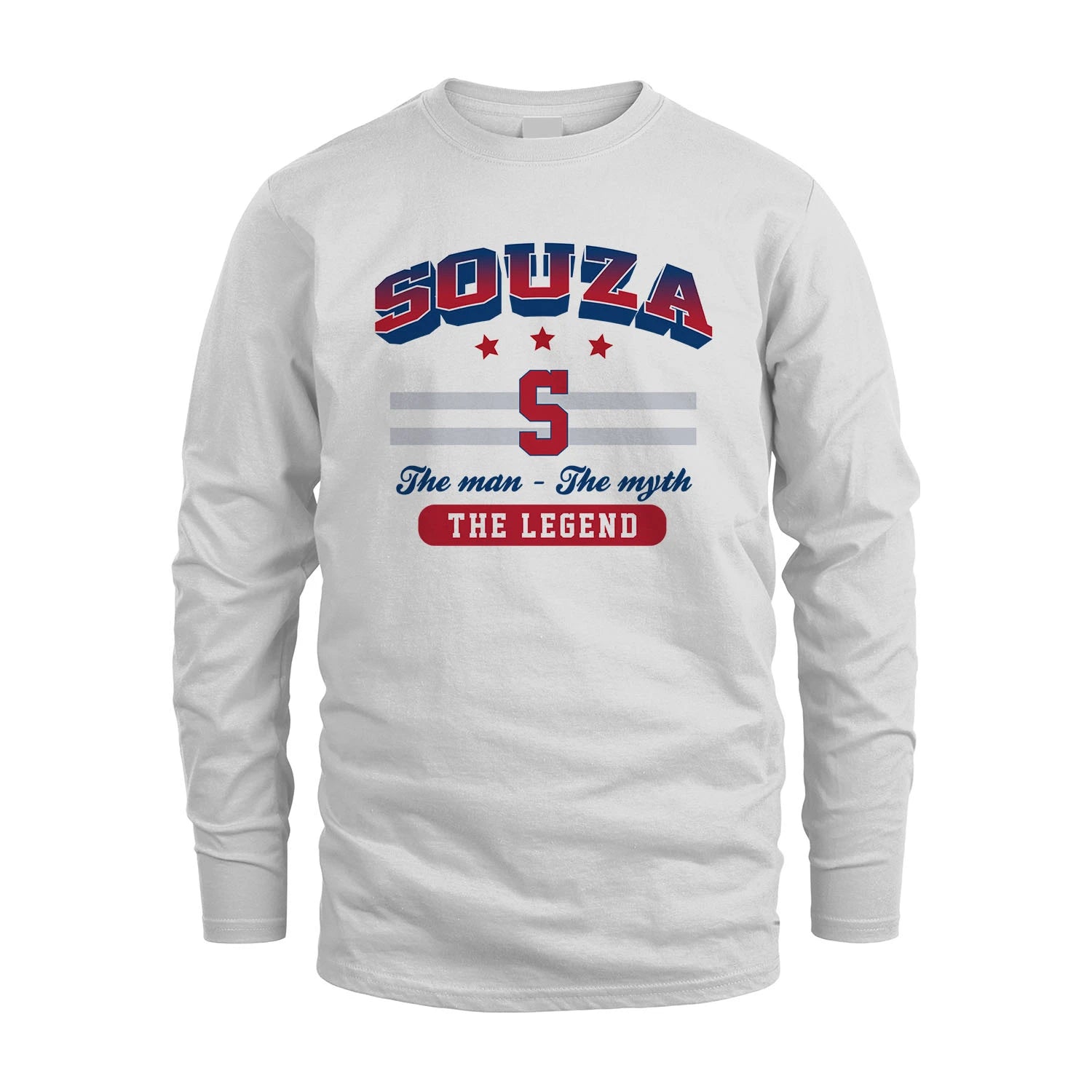 The Man The Myth The Legend With Your Name Shirt SOUZA M1-35