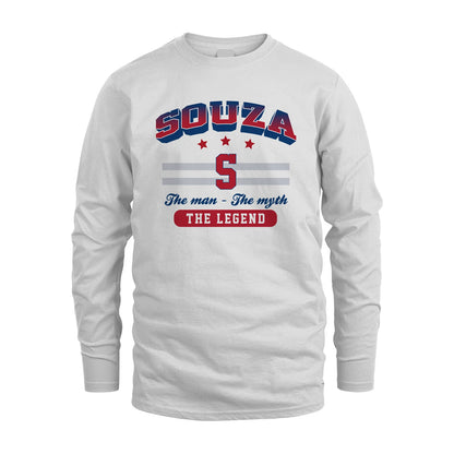 The Man The Myth The Legend With Your Name Shirt SOUZA M1-35