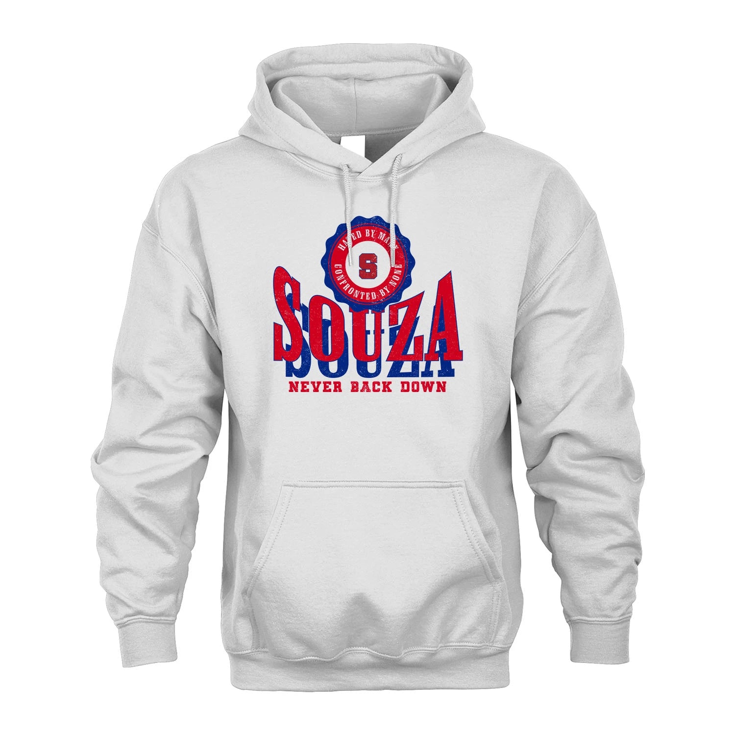 Your Name Never Back Down Shirt SOUZA M1-33