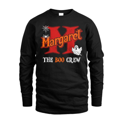 The Boo Crew Halloween Custom Name Shirt MARGARET M1-22