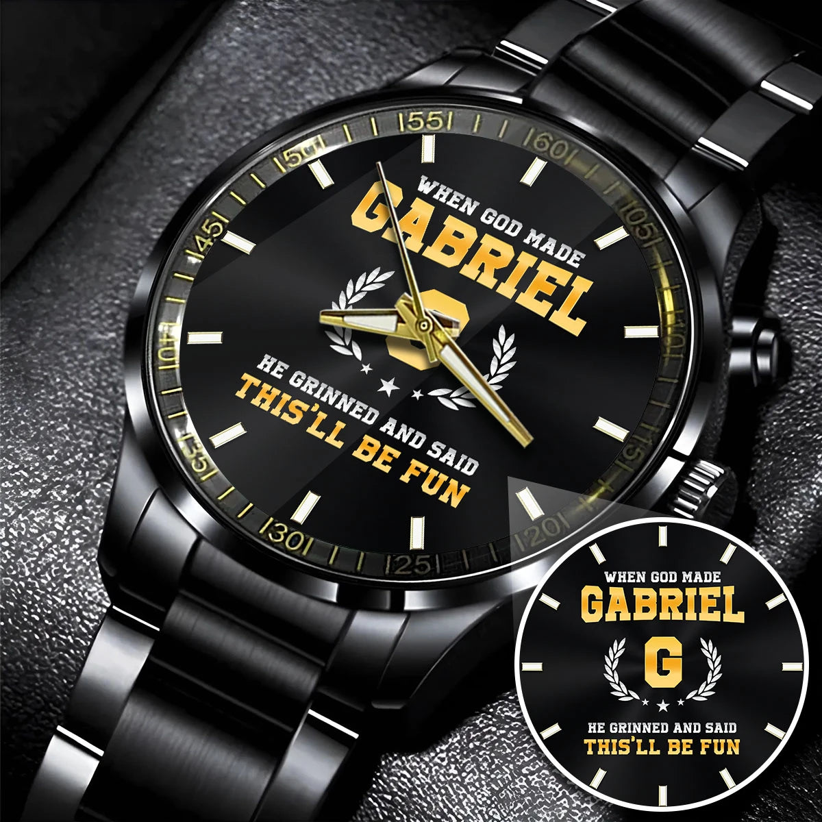 When God Made He Grinned And Said This'll Be Fun Watch GABRIEL M1-W7