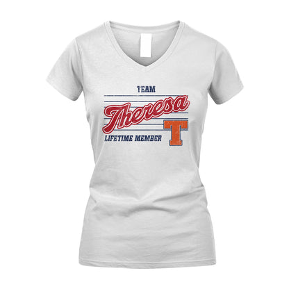 Team Your Name Lifetime Member Vintage Shirt THERESA M1-24
