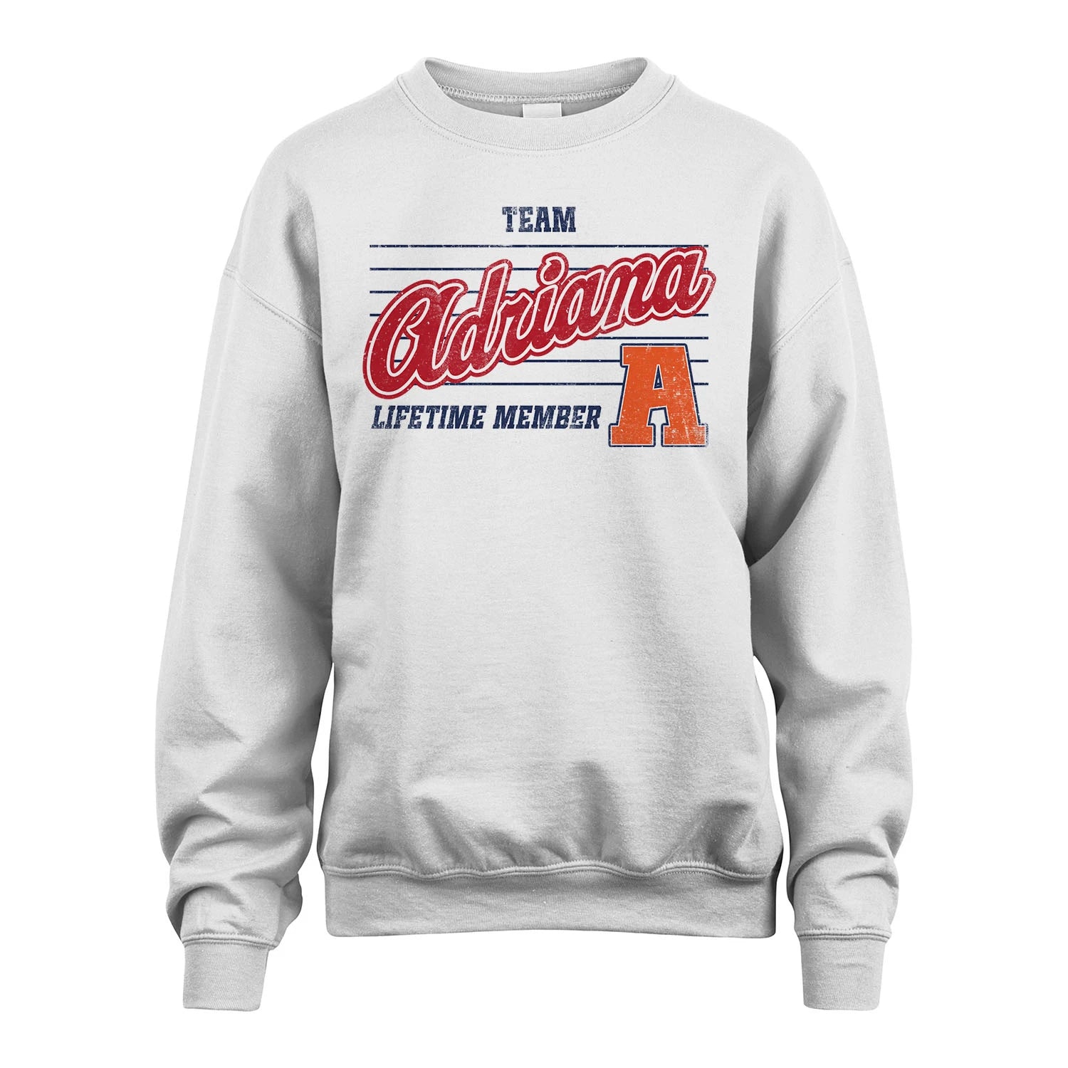 Team Your Name Lifetime Member Vintage Shirt ADRIANA M1-24