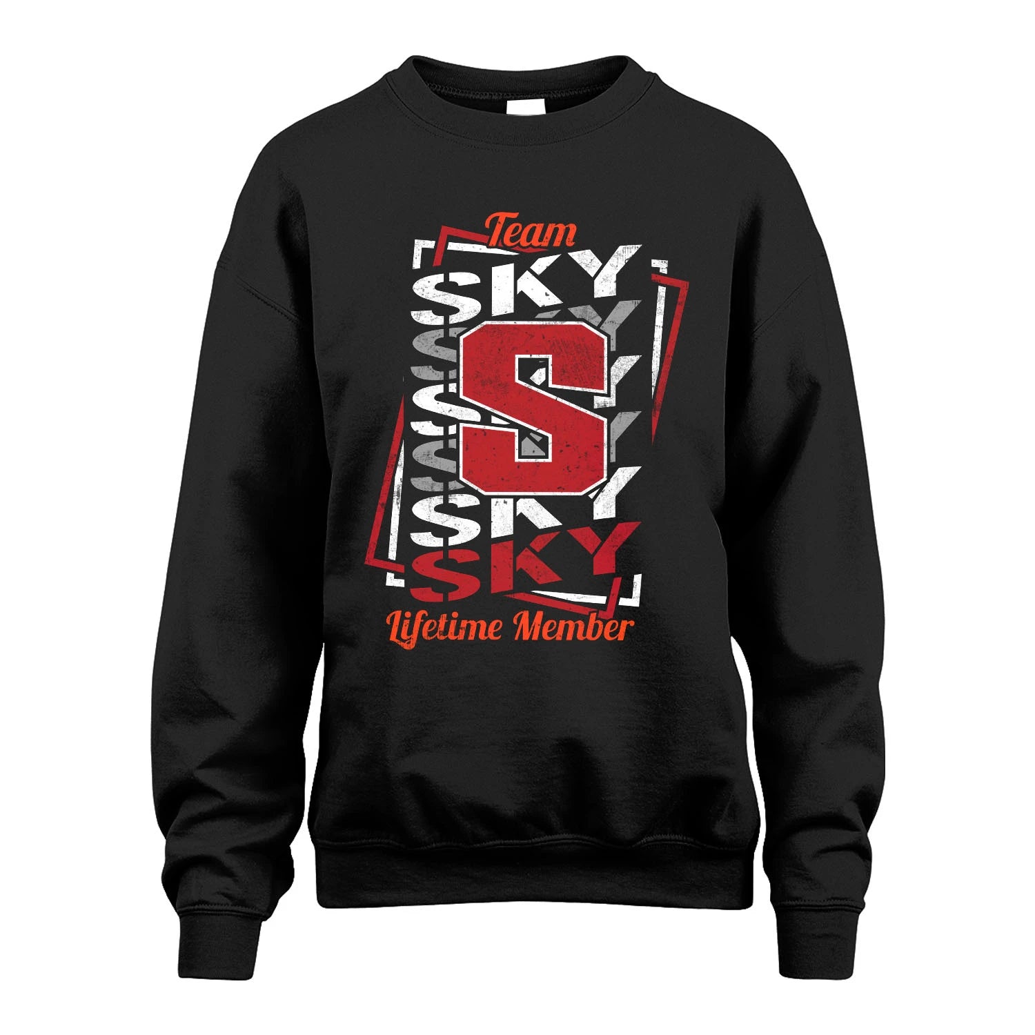 Team Your Name Lifetime Member Sporty Shirt SKY M1-25