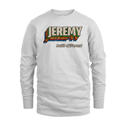 Your Name Built Different Retro Shirt JEREMY M1-26