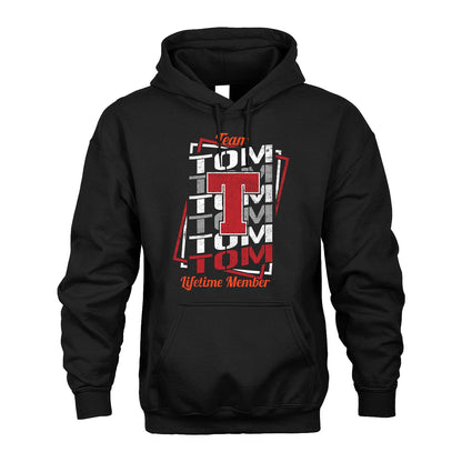 Team Your Name Lifetime Member Sporty Shirt TOM M1-25
