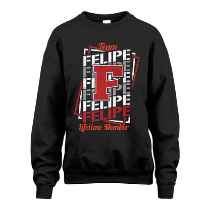 Team Your Name Lifetime Member Sporty Shirt FELIPE M1-25