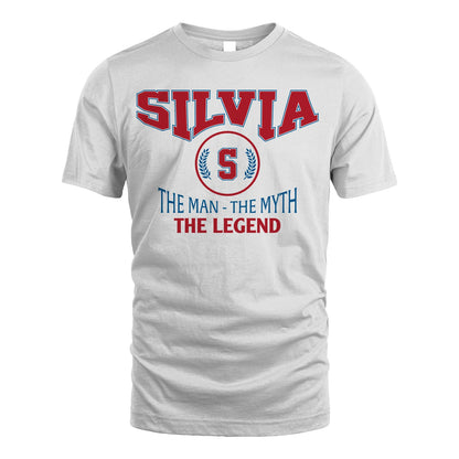 The Man The Myth The Legend Jet Style Shirt SILVIA M1-9