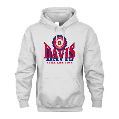 Your Name Never Back Down Shirt DAVIS M1-33
