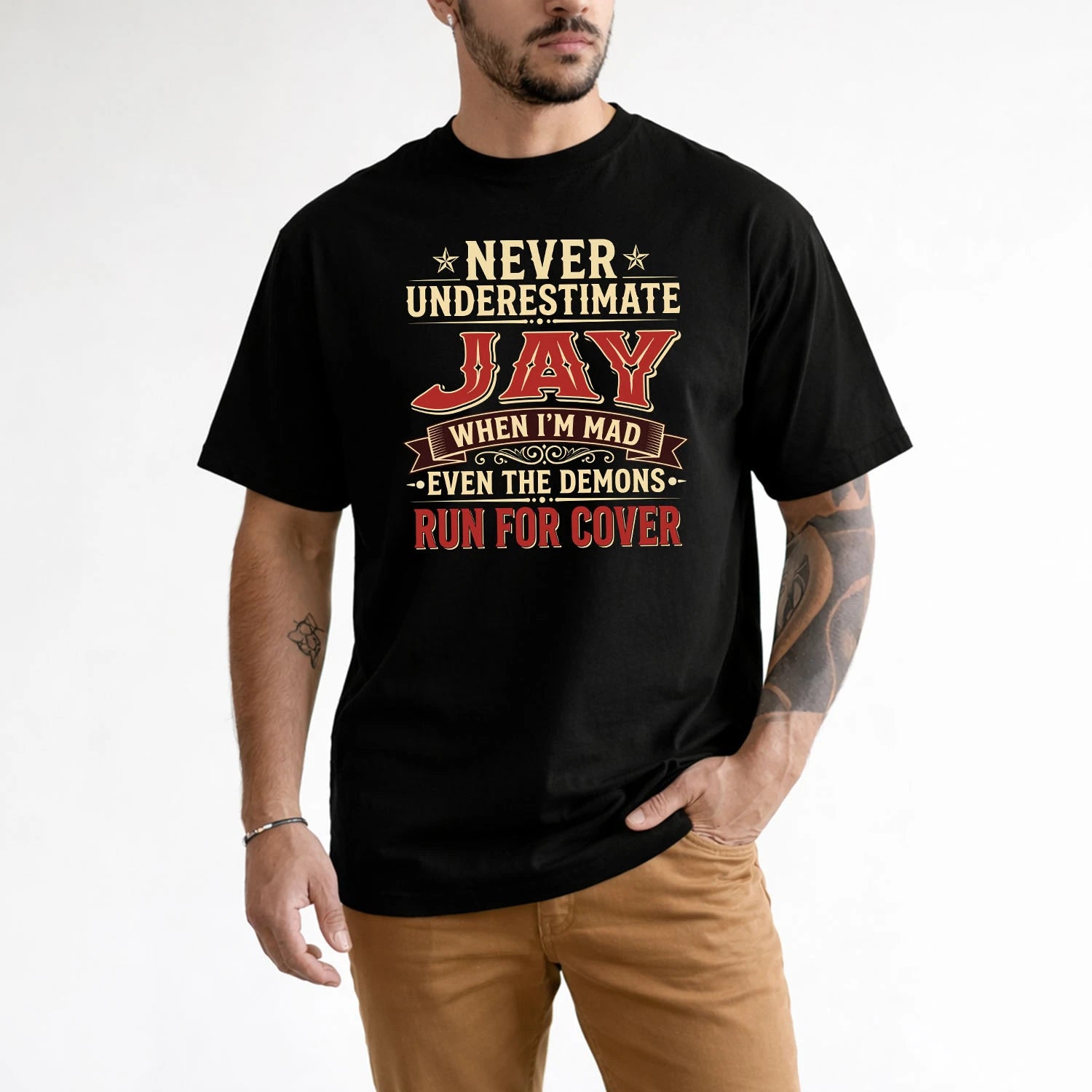 Never Underestimate When I'm Mad Shirt JAY M1-4