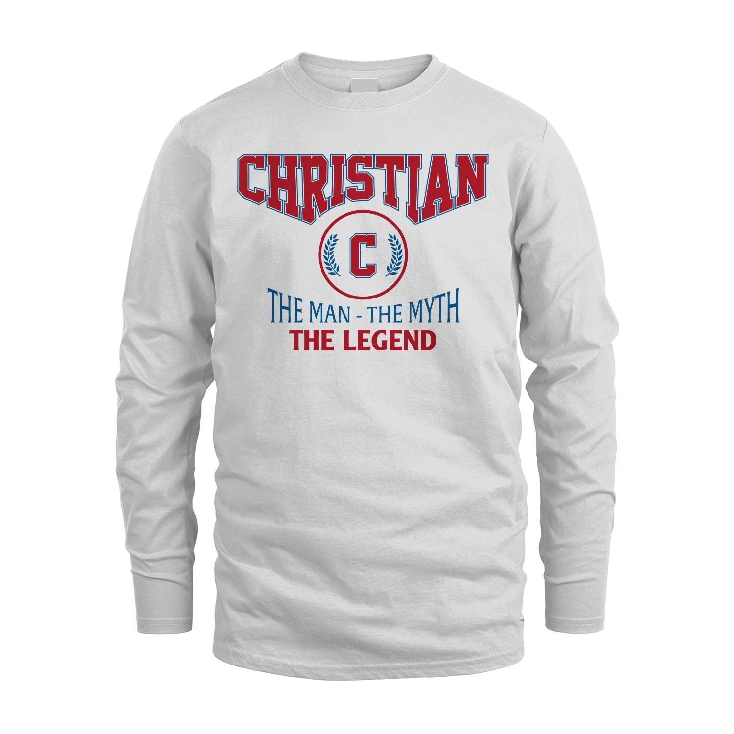 The Man The Myth The Legend Jet Style Shirt CHRISTIAN M1-9