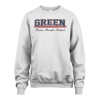 The Man The Myth The Legend Vintage Shirt GREEN M1-6