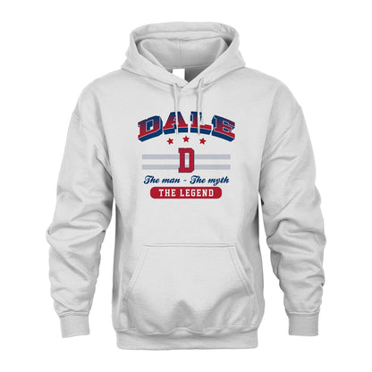 The Man The Myth The Legend With Your Name Shirt DALE M1-35