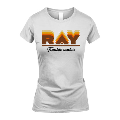 Your Name Trouble Maker Funny Shirt RAY M1-34