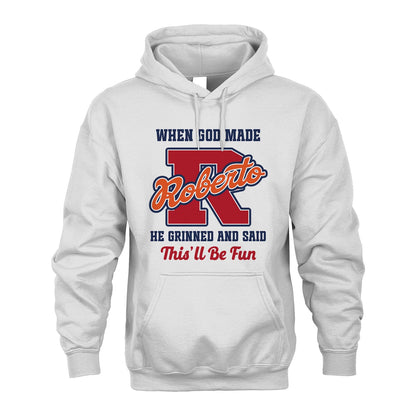 God Made Your Name Custom Shirt ROBERTO M1-16
