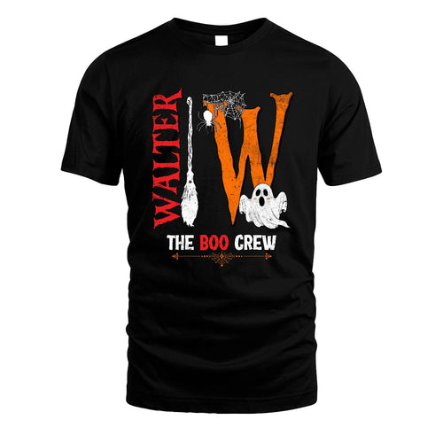 The Boo Crew Halloween With Your Name Shirt WALTER M1-23