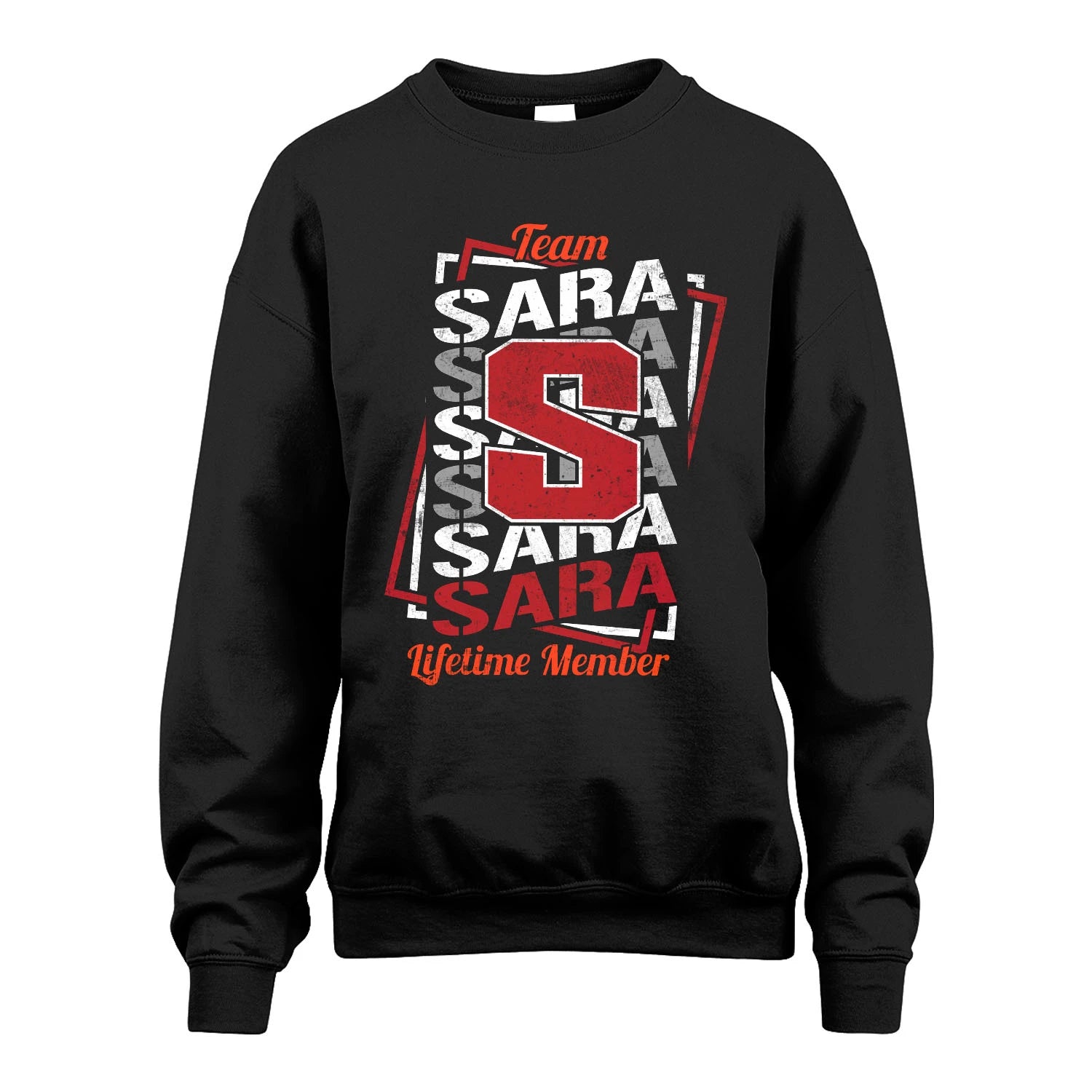 Team Your Name Lifetime Member Sporty Shirt SARA M1-25