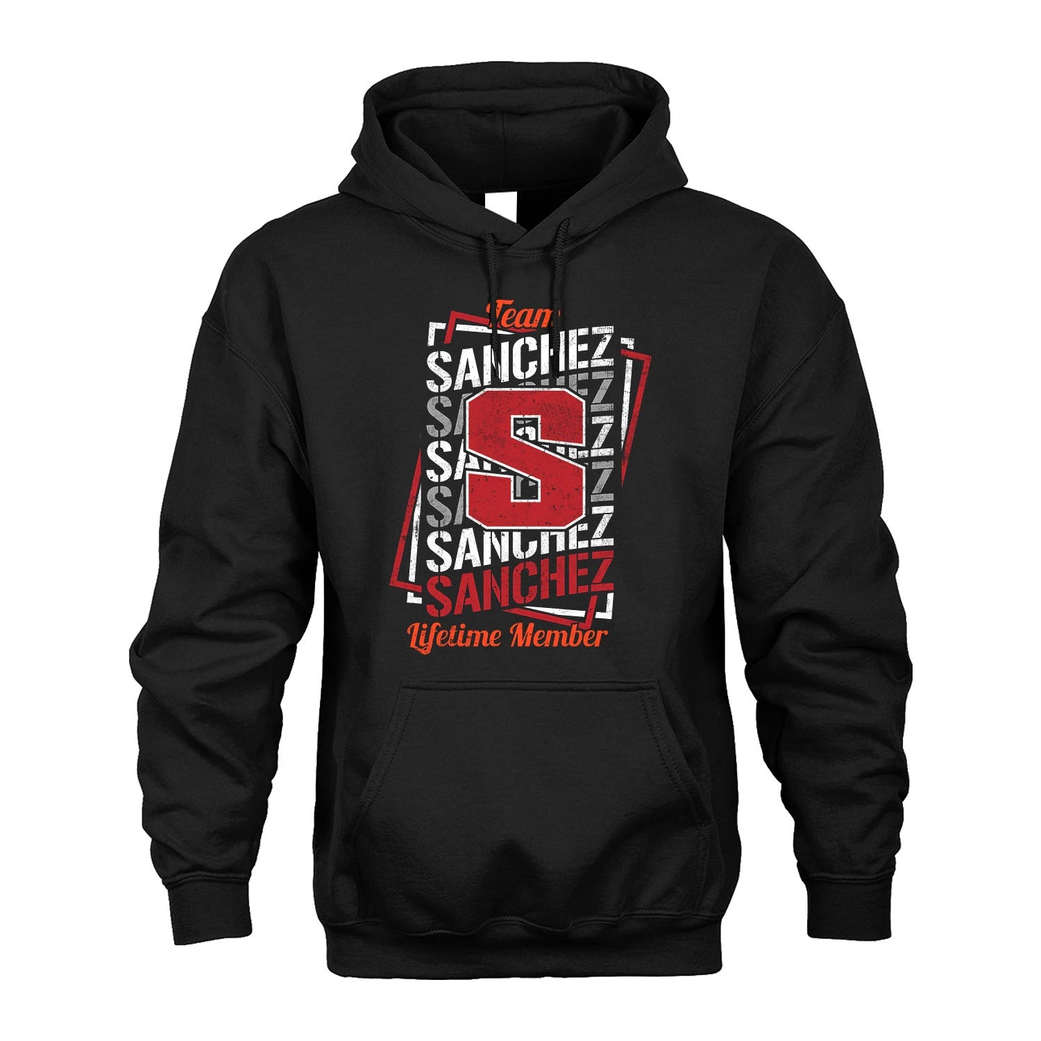 Team Your Name Lifetime Member Sporty Shirt SANCHEZ M1-25