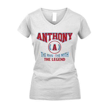 The Man The Myth The Legend Jet Style Shirt ANTHONY M1-9