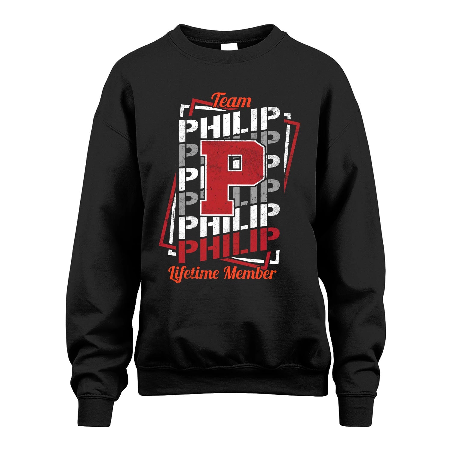 Team Your Name Lifetime Member Sporty Shirt PHILIP M1-25