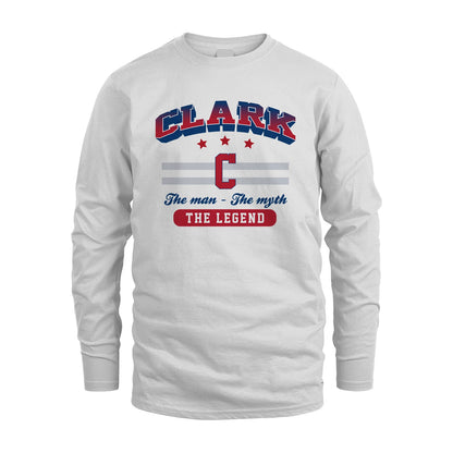 The Man The Myth The Legend With Your Name Shirt CLARK M1-35