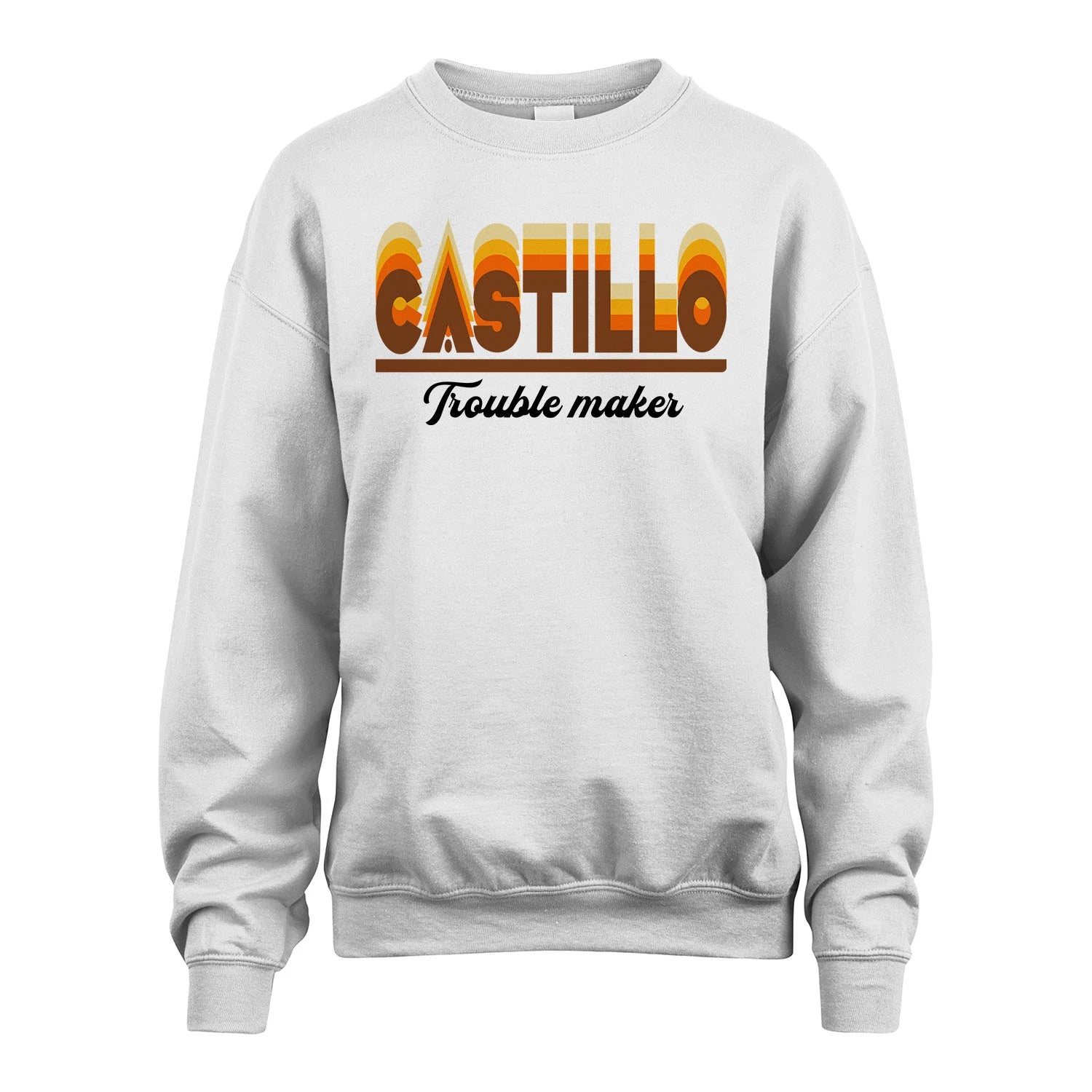 Your Name Trouble Maker Funny Shirt CASTILLO M1-34
