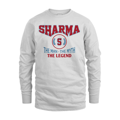 The Man The Myth The Legend Jet Style Shirt SHARMA M1-9