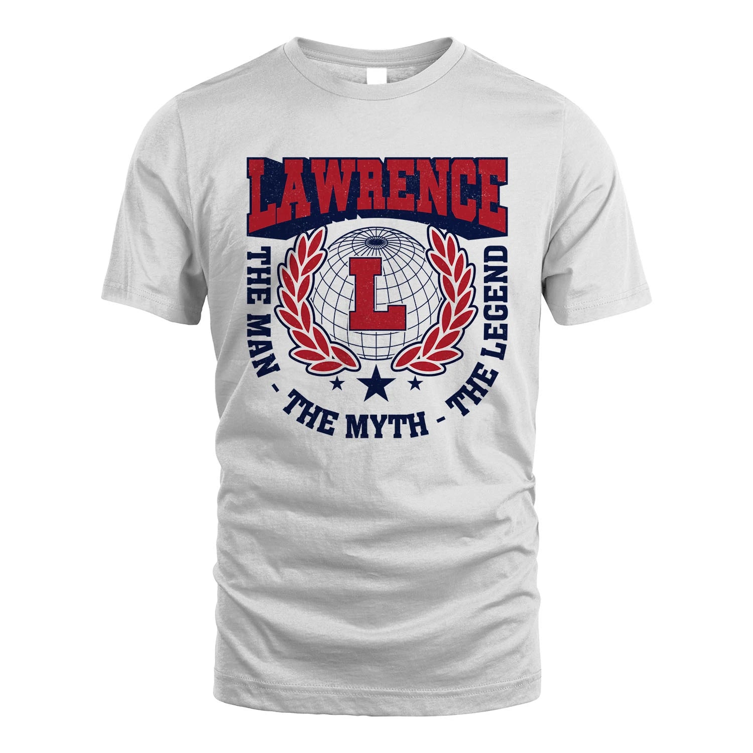 The Man The Myth The Legend Logo Shirt LAWRENCE M1-30